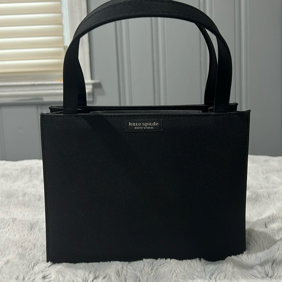 vintage kate spade black nylon bag - Picture 1 of 7